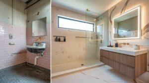 Affordable luxury bathroom remodel transformation in Austin home