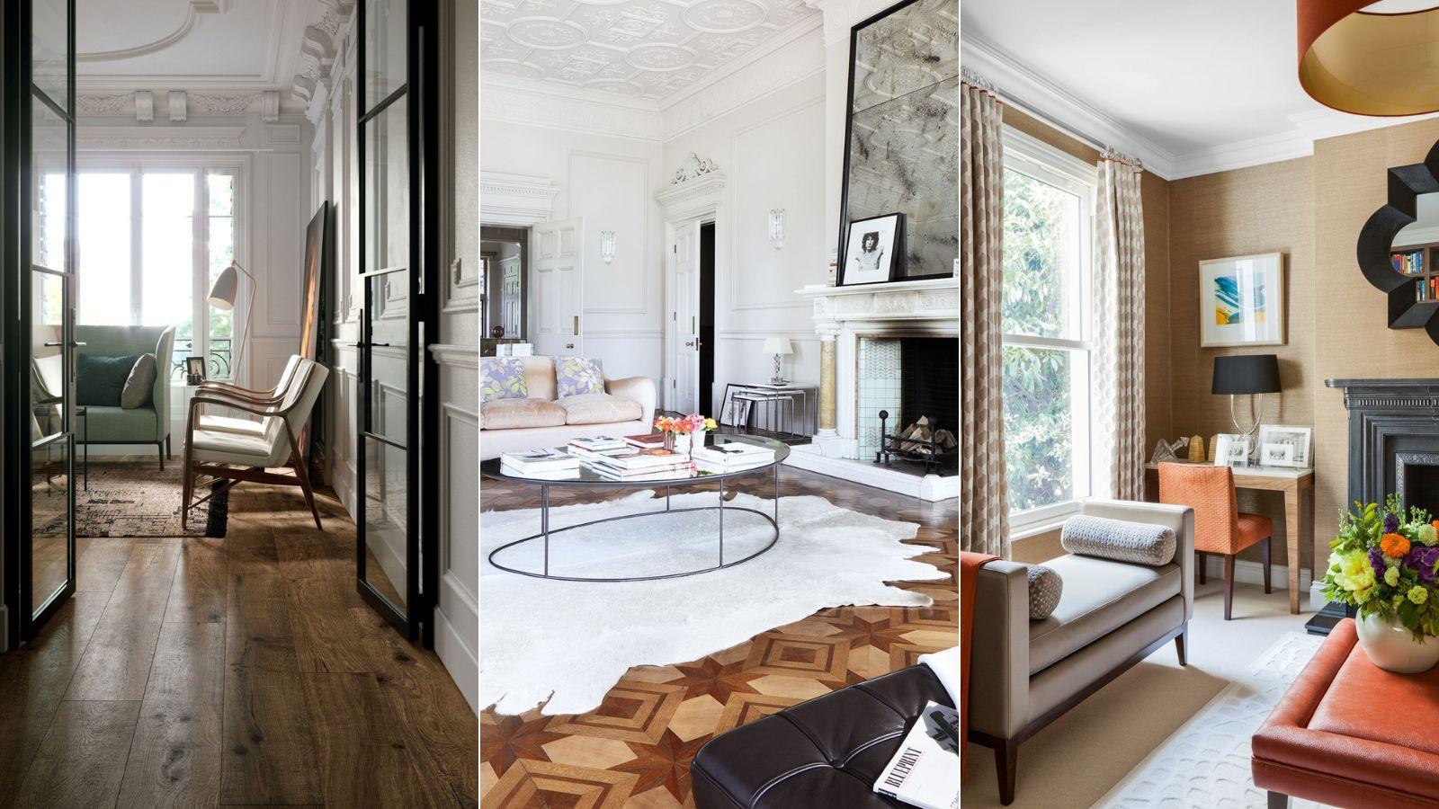Beautiful home interior featuring a mix of hardwood, tile, carpet, and vinyl flooring to enhance aesthetics and functionality.