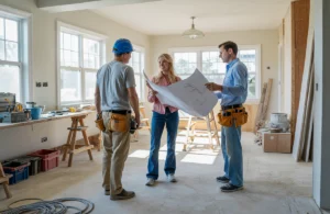 Stress-free full home remodel in Austin by Nu Horizon Remodeling—professional team transforming a house with precision and care.