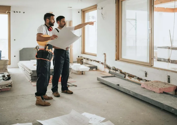 Finding the right home remodeling contractor in Austin starts with qualified pros like these preparing precise interior updates.