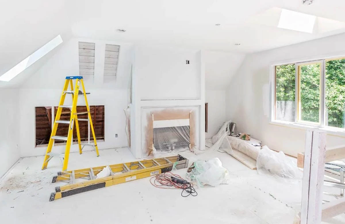 Precision drywall and ceiling detailing completed by skilled Austin remodeling contractors during a full-home renovation project.