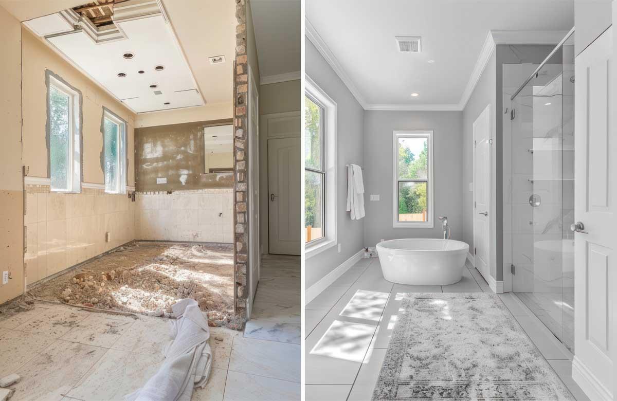 See stunning transformations of outdated bathrooms into modern luxury spaces. Trusted Austin remodelers delivering real results.