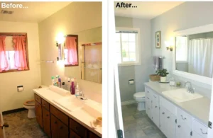 Stunning Round Rock Bathroom Remodel with Before & After Highlights