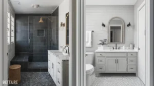 90s Bathroom Remodel Before and After in Austin for Master Bathrooms