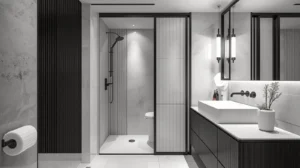 Bathroom Remodel Ideas Small Space With Pocket Door