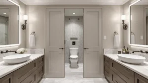 Modern Jack and Jill Bathroom in Austin Ideas