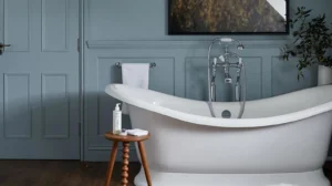 Natural Elements for a Spa-Like Powder Room Feel