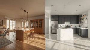 Closed Kitchen vs Open Kitchen Layout Design Trend