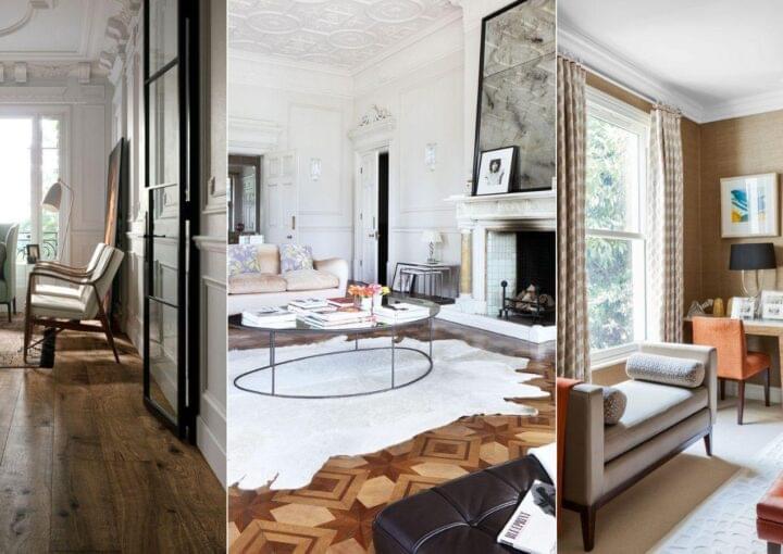 Beautiful home interior featuring a mix of hardwood, tile, carpet, and vinyl flooring to enhance aesthetics and functionality.