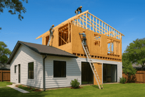 Second story home addition in Austin by Nu Horizon Remodeling